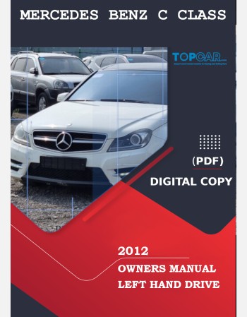 mercedes benz c class 2012 owners manual